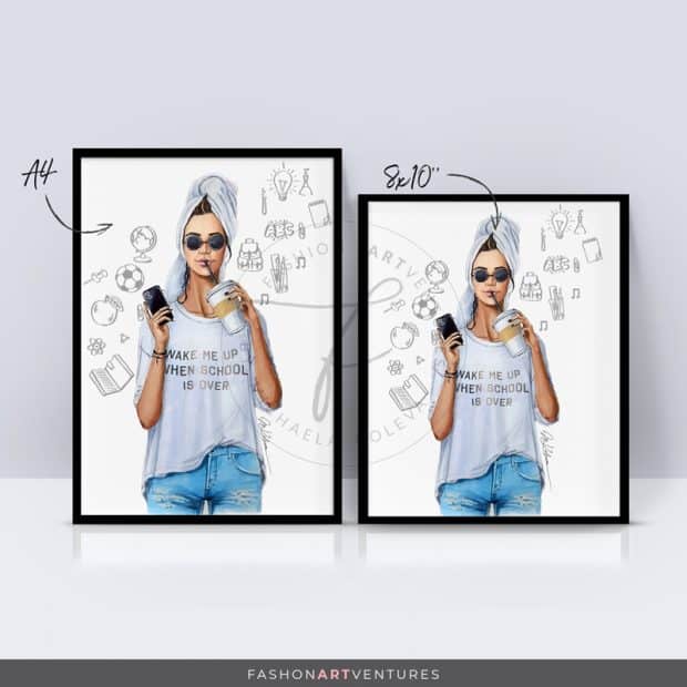 Back to school - Planner Printable – Fashion ARTventures