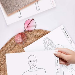 How to use fashion croquis- choose the level of detail