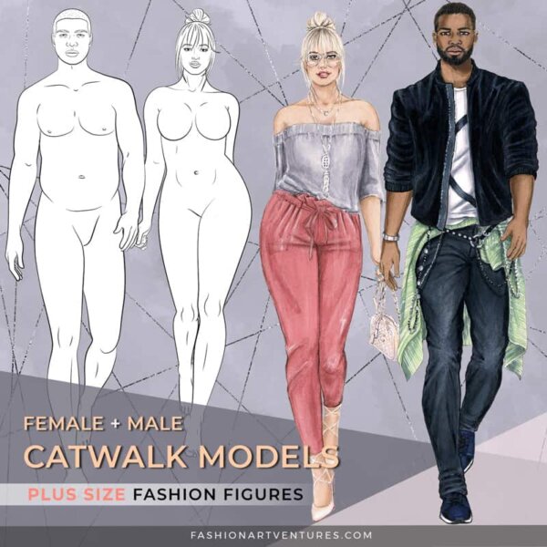 Fashion ARTventures | Free and Paid Fashion Figure Templates