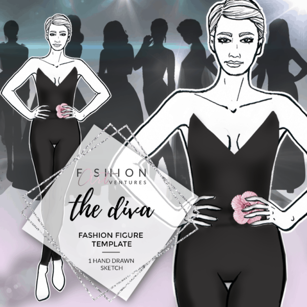 The Diva Fashion Template Cover | Red Carpet