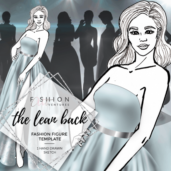 The Lean Back Fashion Template Cover | Red Carpet