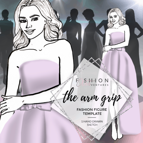 The Arm Grip Fashion Template Cover | Red Carpet