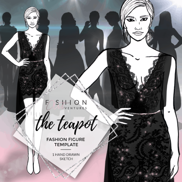 The Teapot Fashion Template Cover | Red Carpet